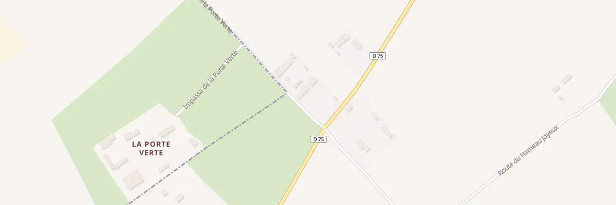 Plan du 2 Rte de la Porte Verte à Ypreville-Biville