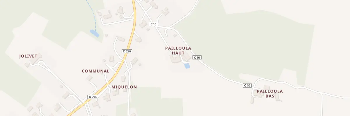 Plan du 116 Che de Pailloula à Sainte-Colombe-en-Bruilhois