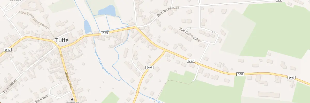 Plan du 12 Rue de Saint Hilaire le Lierru à Tuffé Val de la Chéronne