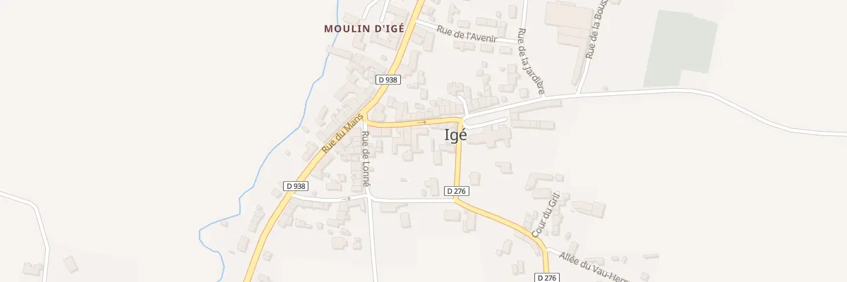 Plan du 8 Rue de l’Eglise à Igé