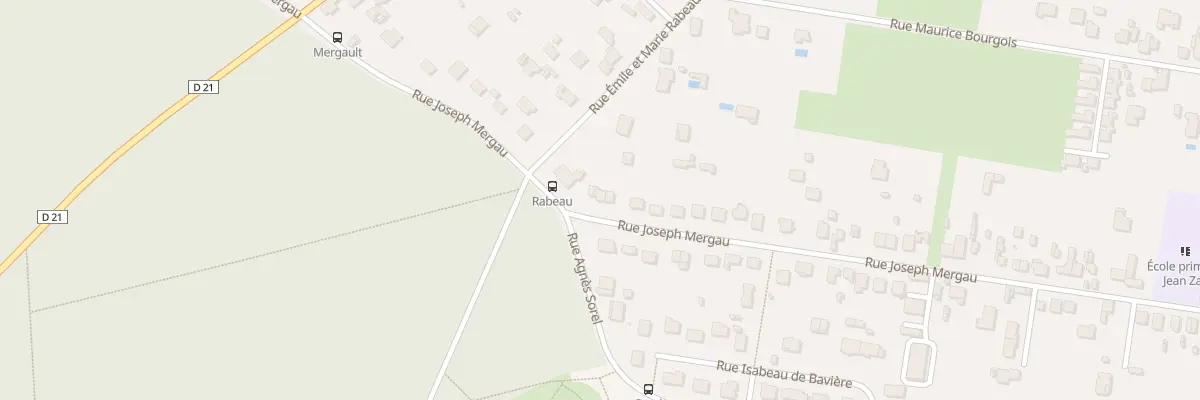 Plan du 84 Rue Joseph Mergau à Châtellerault