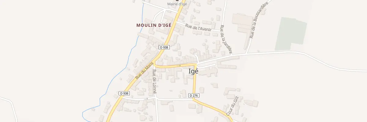 Plan du 7 Rue de l’Eglise à Igé
