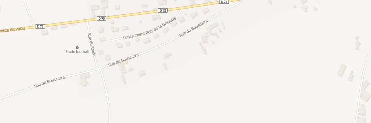 Plan du 9 Rue du Bouscarra à Franquevielle