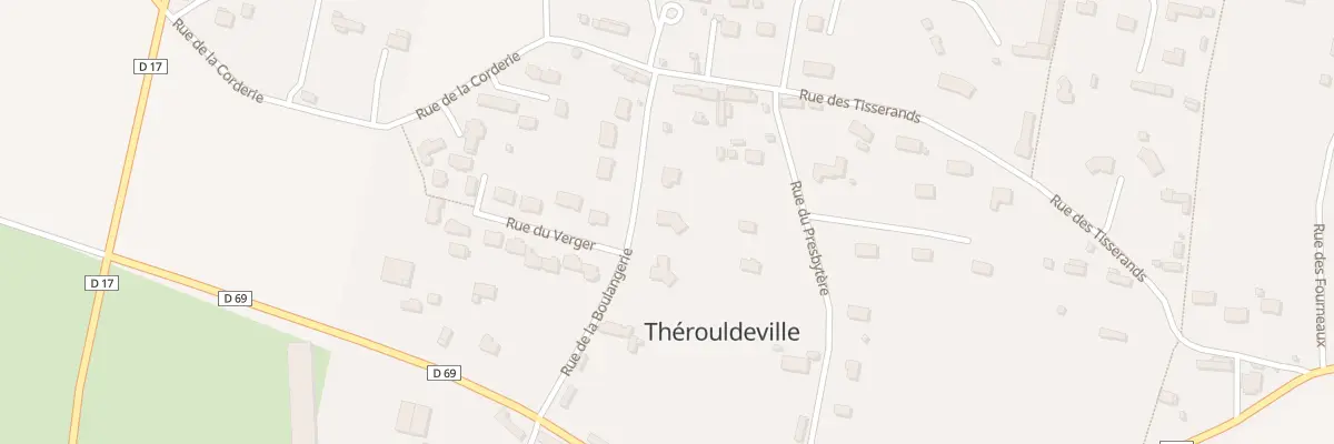 Plan du 2B Rue de la Boulangerie à Thérouldeville