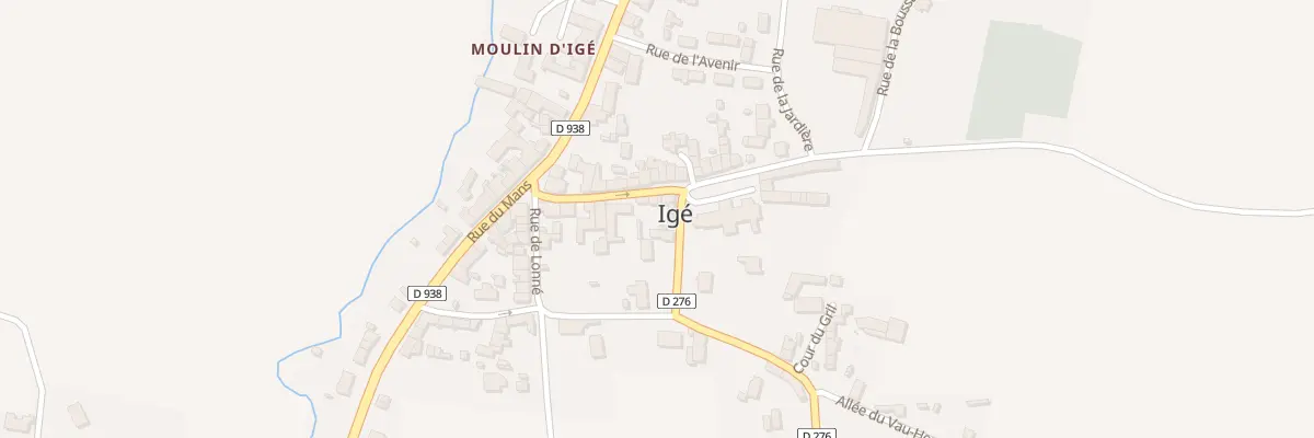 Plan du 14 Rue de l’Eglise à Igé