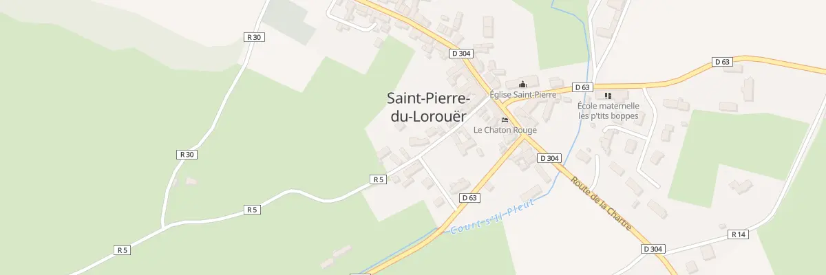 Plan du 8 Rue des Quatre Vents à Saint-Pierre-du-Lorouër