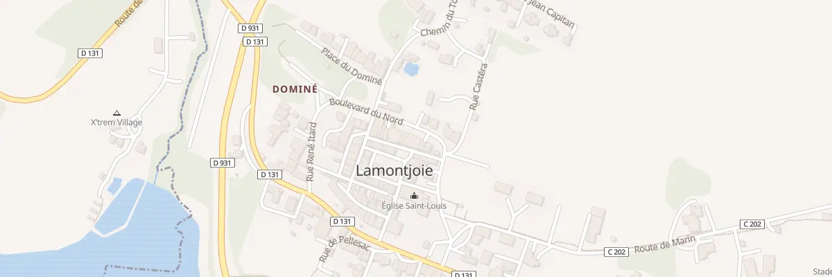 Plan du 2 Rue Ademar Sentou à Lamontjoie