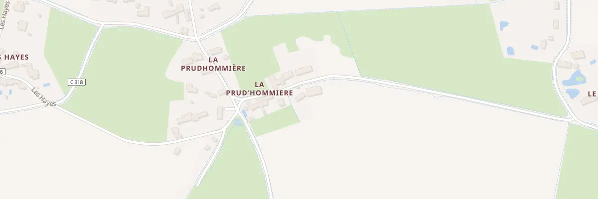 Plan du 6 La Prudhommiere à Druye