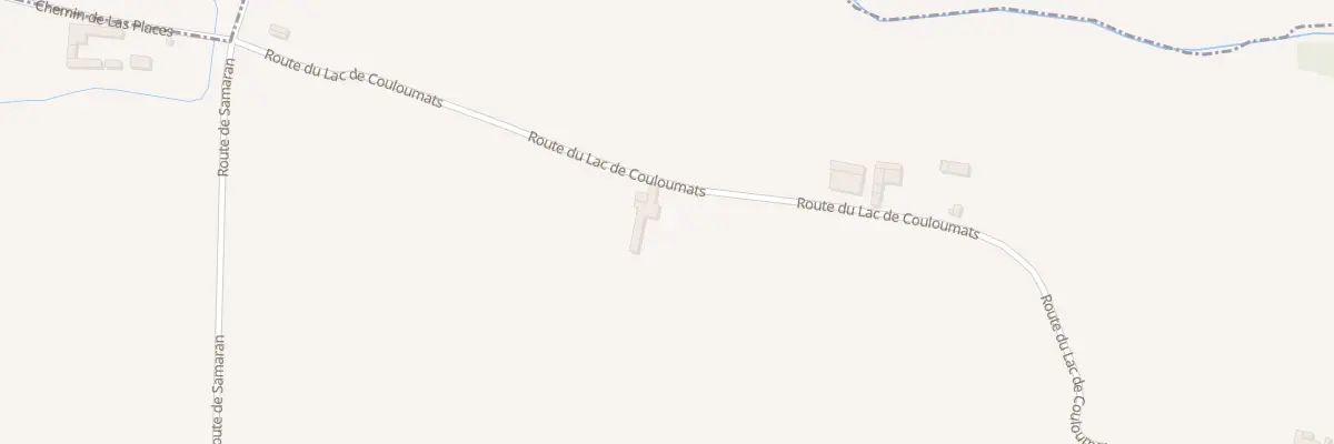 Plan du 360 Rte du Lac de Couloumats à Monlaur-Bernet