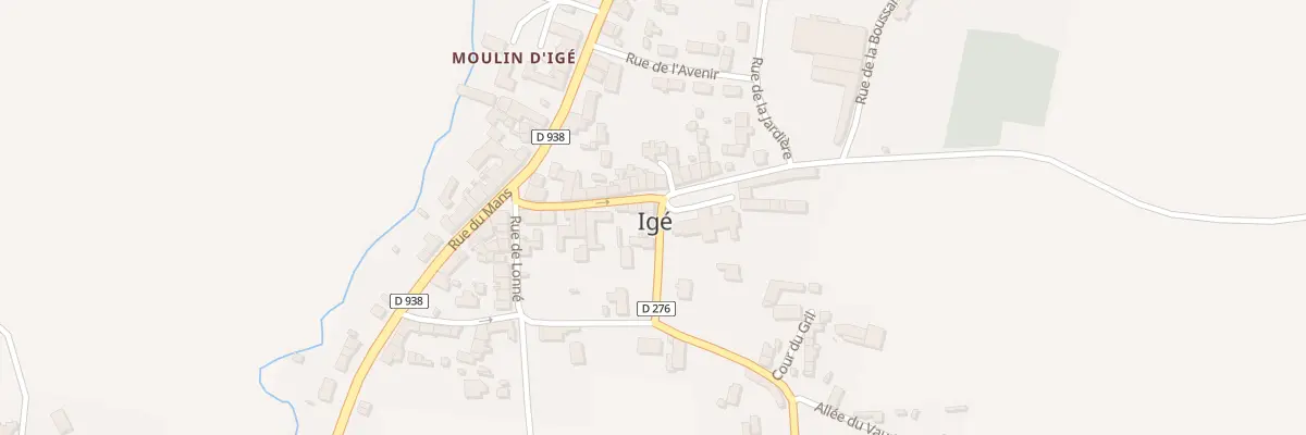 Plan du 2 Pl de l’Eglise à Igé