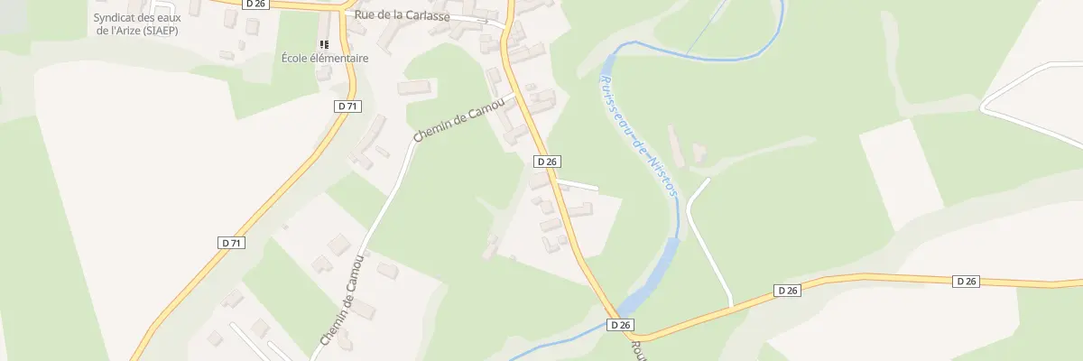 Plan du 5110 Le Moulin à Aventignan