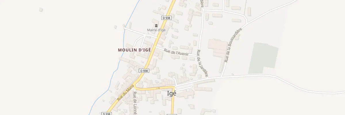 Plan du 2 Rue de l’Avenir à Igé