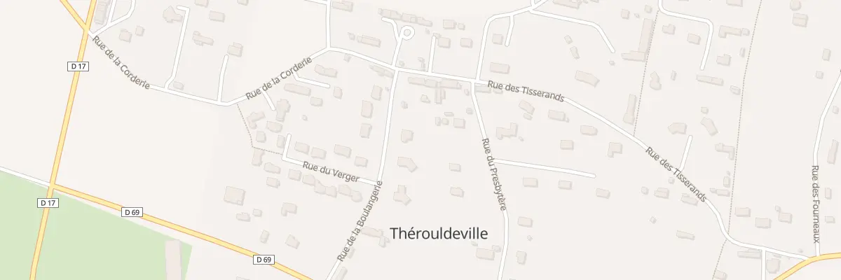 Plan du 4 Rue de la Boulangerie à Thérouldeville