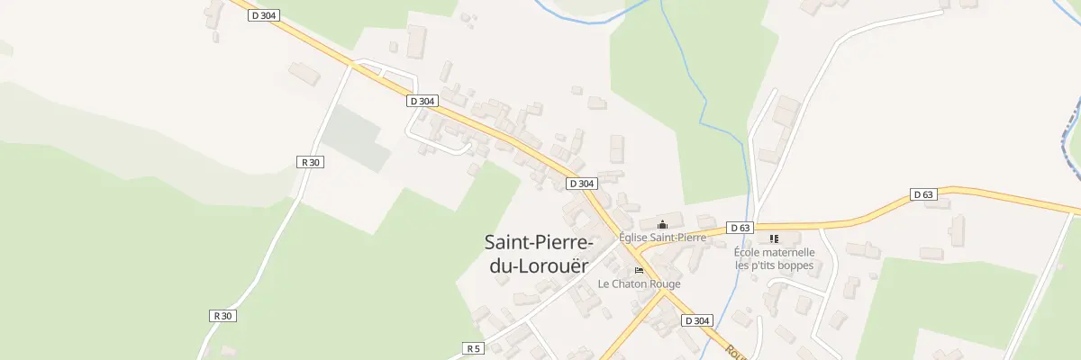 Plan du 11 Rue de la Fontaine à Saint-Pierre-du-Lorouër