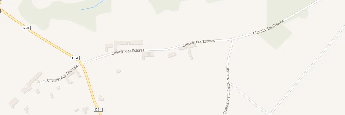 Plan du 4 Che des Esteres à Boudrac