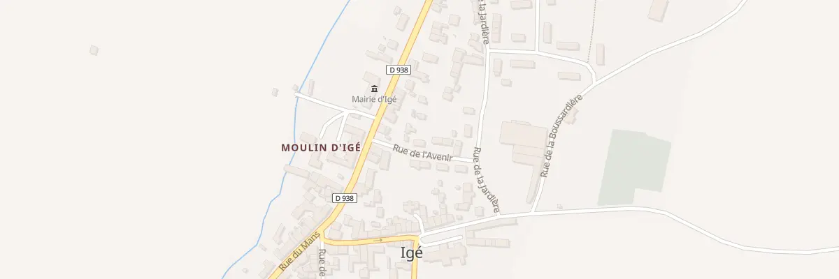 Plan du 1 Rue de l’Avenir à Igé