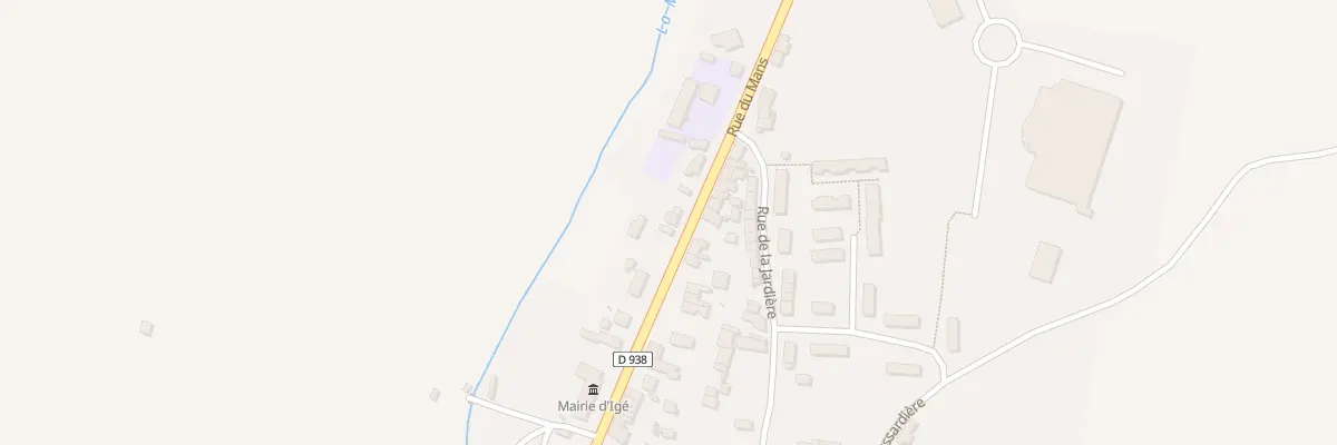 Plan du 53 Rue du Mans à Igé