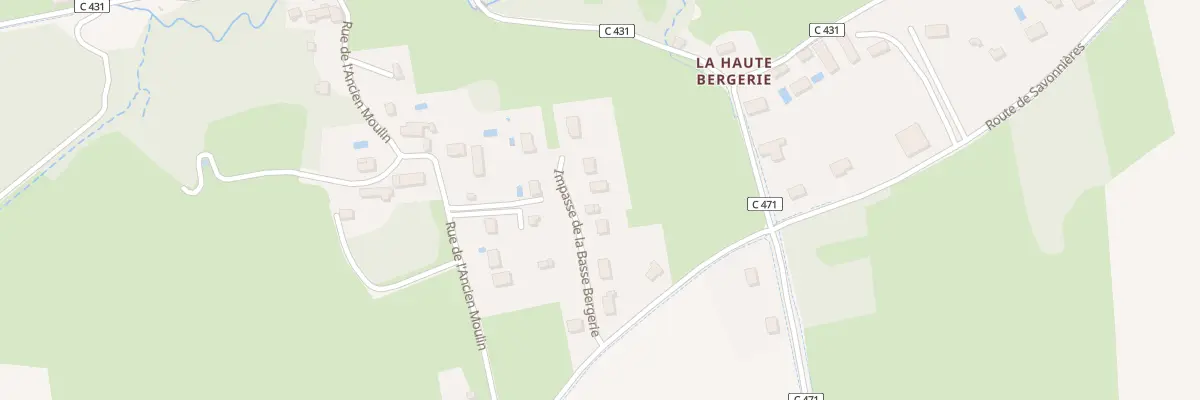 Plan du 8 Imp de la Basse Bergerie à Villandry