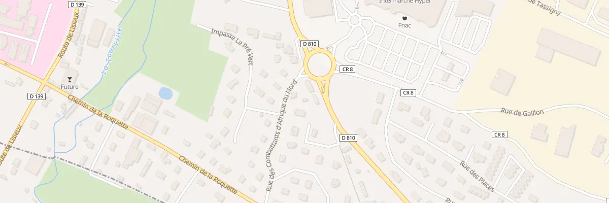 Plan du 90 Rue du Maquis Surcouf à Pont-Audemer