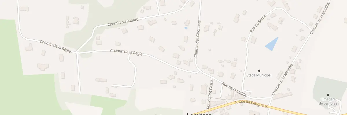 Plan du 82 Che de la Régie à Lembras