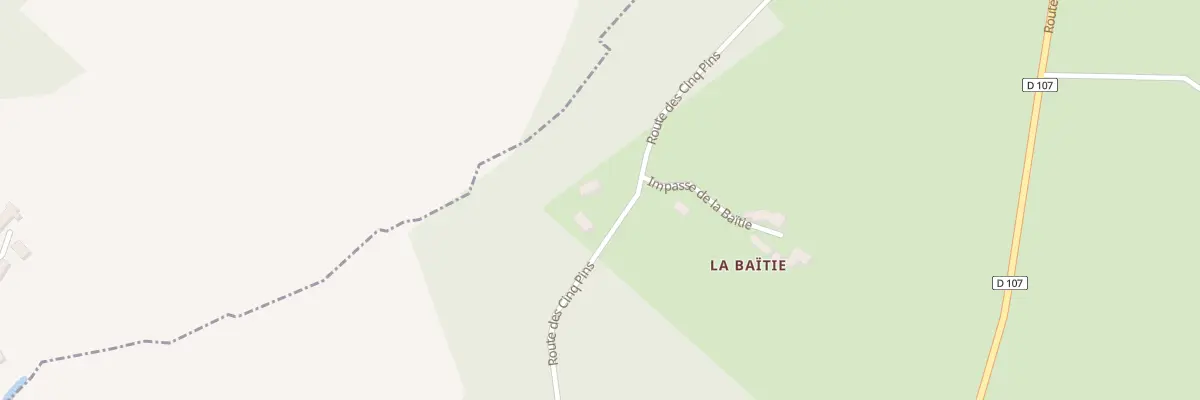 Plan du 73 La Baitie à Beleymas