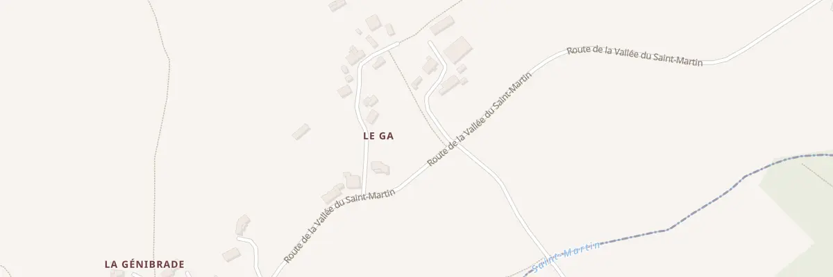 Plan du 5001 Le Ga à Lusignan-Petit