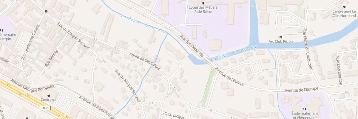 Plan du 9001 Res des Roseaux à Pont-Audemer