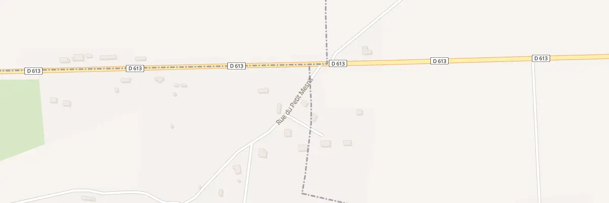 Plan du 1 Rue du Petit Mesnil au Theil-Nolent
