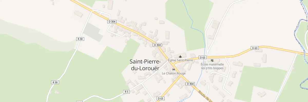 Plan du 5 Rue de la Fontaine à Saint-Pierre-du-Lorouër
