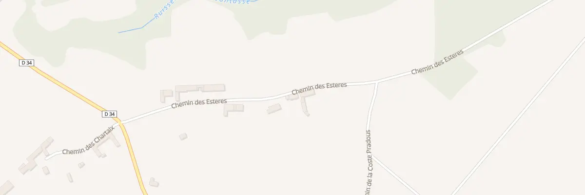 Plan du 6 Che des Esteres à Boudrac