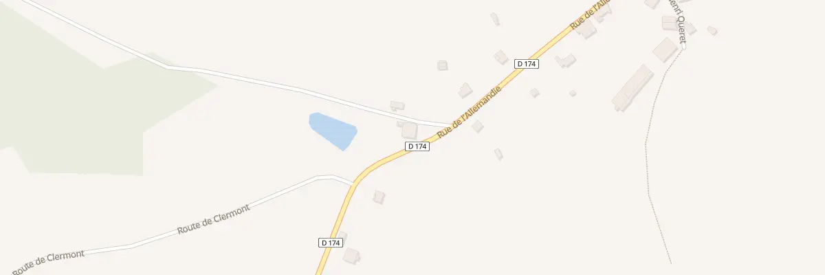 Plan du 20 Rue de l’Allemandie à Ambernac