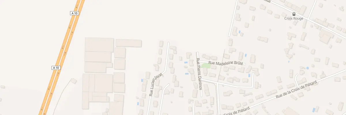 Plan du 18 Rue Lucien Jayat à Châtellerault