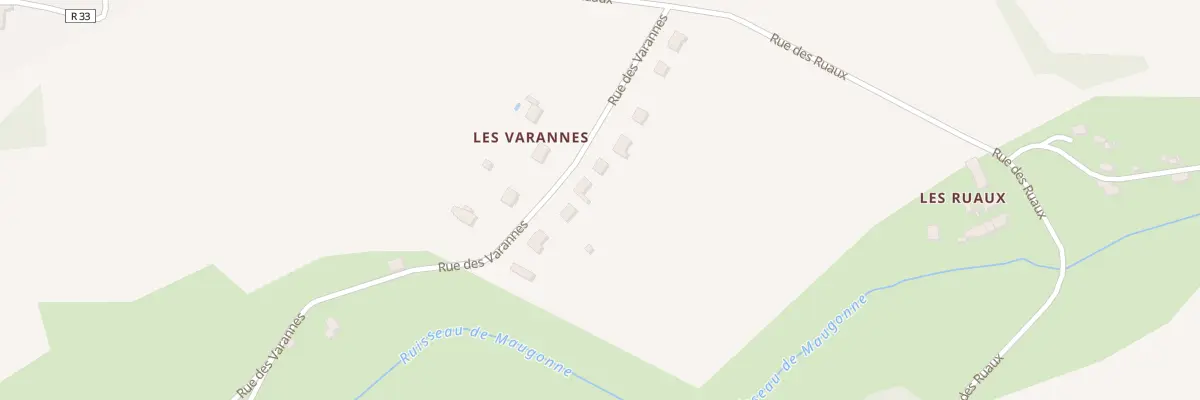 Plan du 10 Rue des Varannes à Neuil