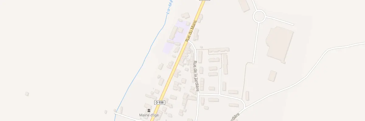 Plan du 78 Rue du Mans à Igé