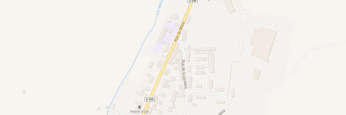 Plan du 80 Rue du Mans à Igé