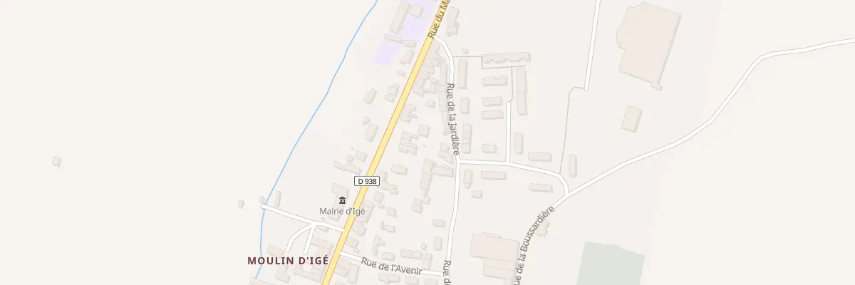 Plan du 68 Rue du Mans à Igé