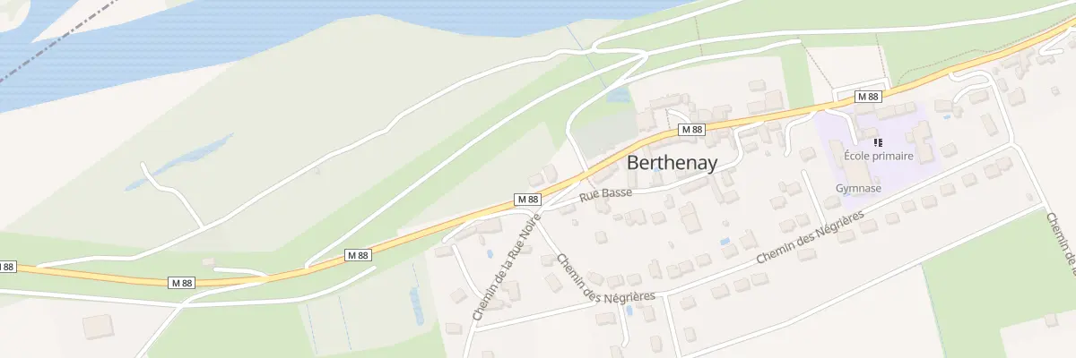 Plan du 4 Prom du Bec du Cher à Berthenay