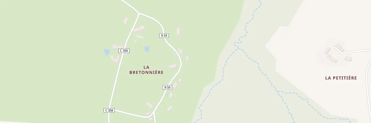 Plan du 5 Hameau de la Bretonniere à Saché