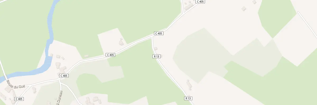Plan du 2 Rte de Vouvray sur Huisne à Duneau