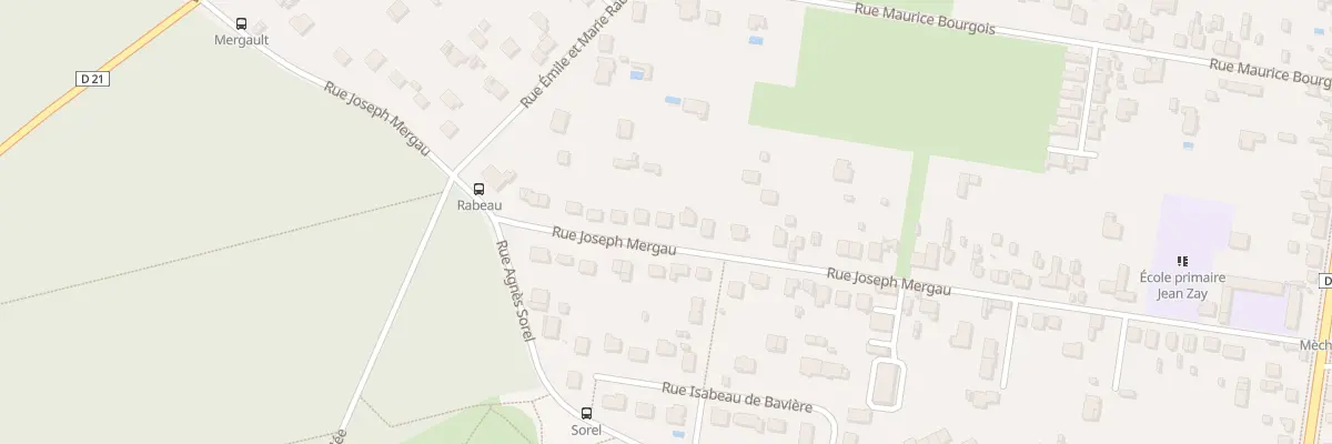 Plan du 70 Rue Joseph Mergau à Châtellerault