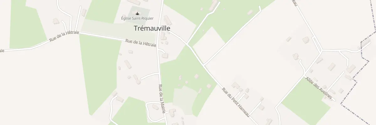 Plan du 166 Rue du Petit Hameau à Trémauville
