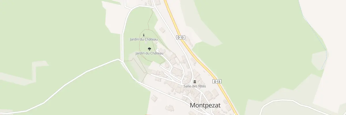 Plan du 4 Rue du Château à Montpezat