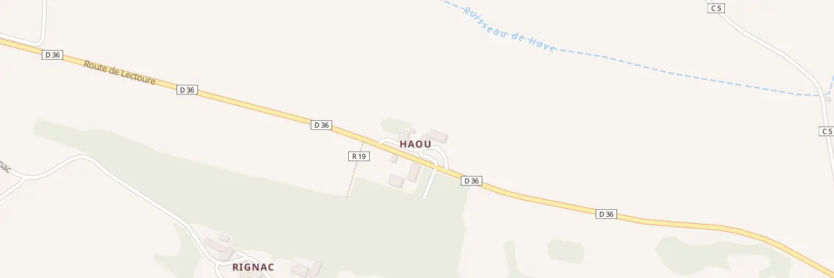 Plan du 1328 Rte de Lectoure à Pouy-Roquelaure