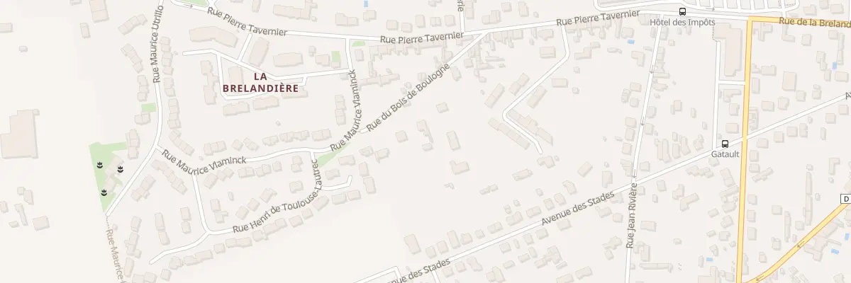 Plan du 25 Rue du Bois de Boulogne à Châtellerault