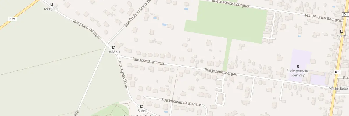 Plan du 66 Rue Joseph Mergau à Châtellerault