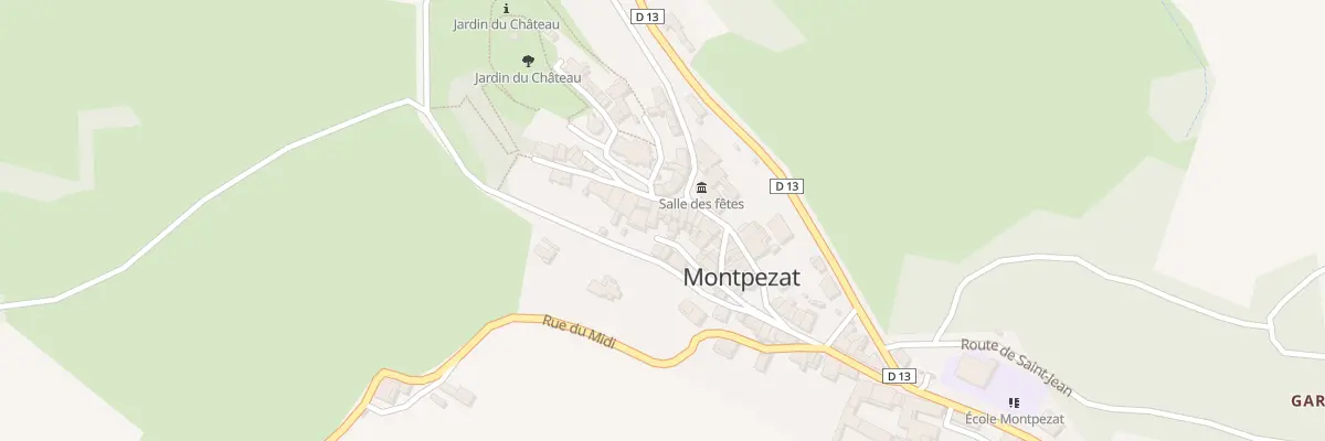 Plan du 9 Rue Pe de Bit à Montpezat
