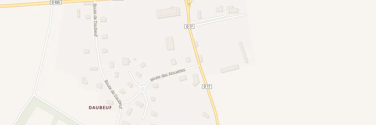 Plan du 550 Rte des Alouettes à Angerville-la-Martel