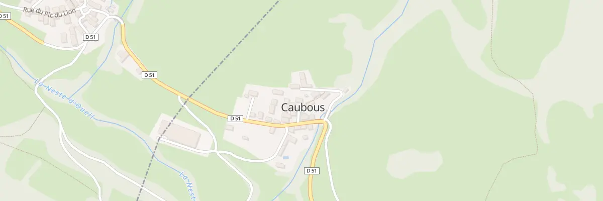 Plan du 14 Le Village à Caubous