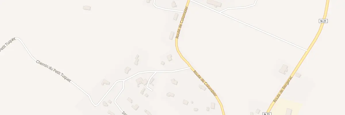 Plan du 491 Rte de Colombier à Bouniagues
