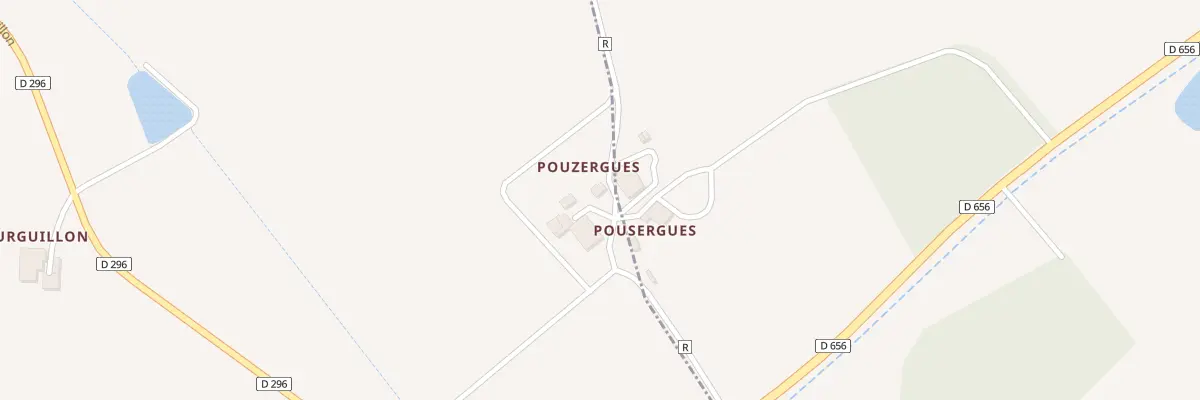 Plan du 110 Pouzergues à Laplume